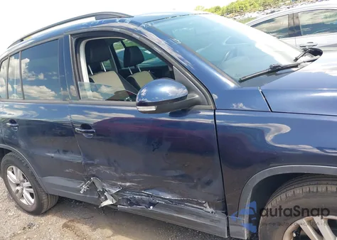 2016 Volkswagen Tiguan S из США, поврежденный, VIN WVGAV7AX8GW595502